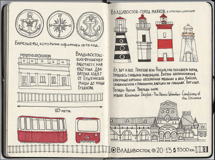 Trans-Siberian sketchbook