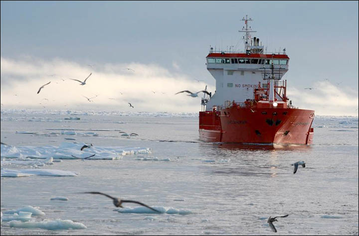 The Northern Sea route, picture by Slava Titov