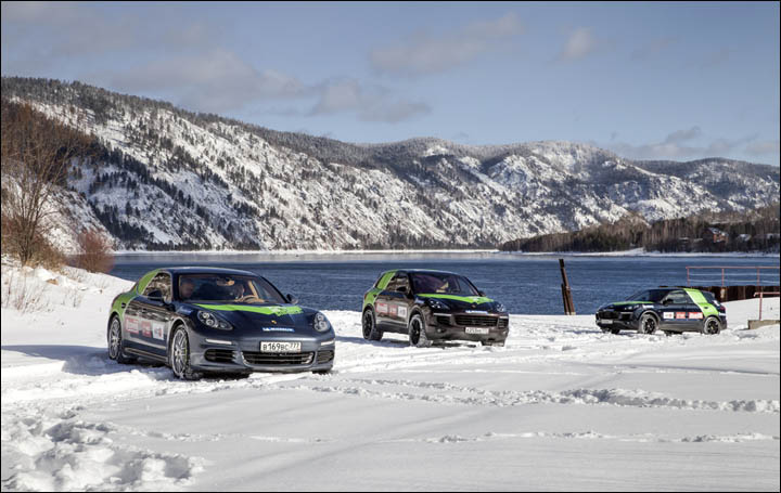 Porsche in Siberia