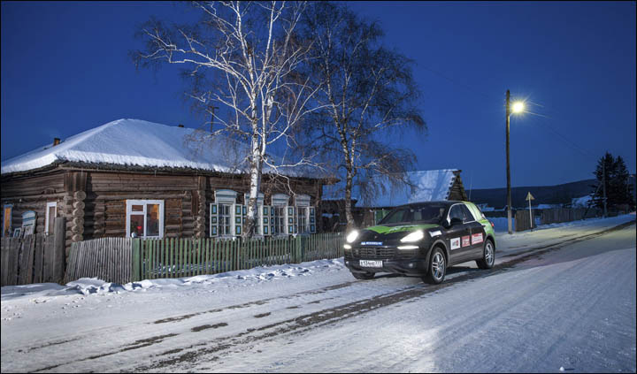 Porsche in Siberia