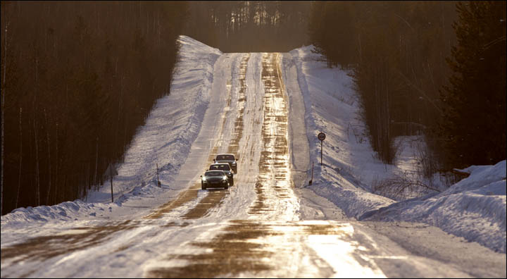 Porsche in Siberia