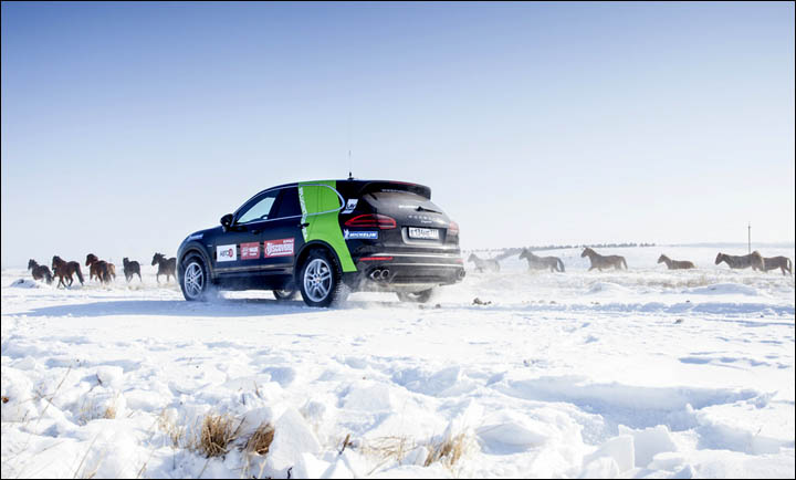 Porsche in Siberia