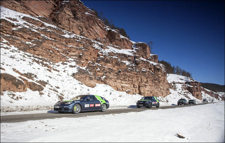 Porsche in Siberia