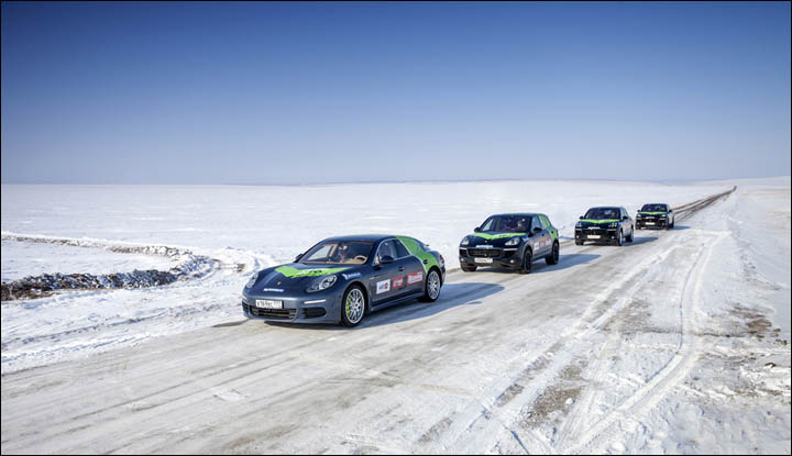 Porsche in Siberia