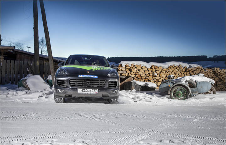 Porsche in Siberia