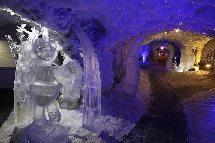 Permafrost cave