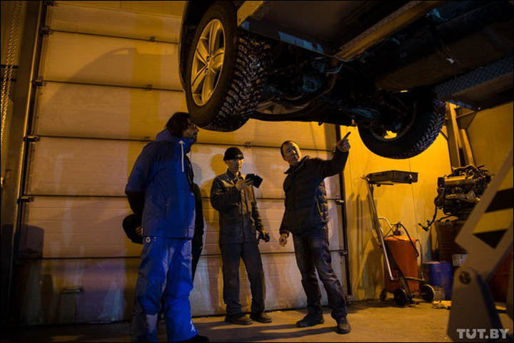 Geely test in Yakutia