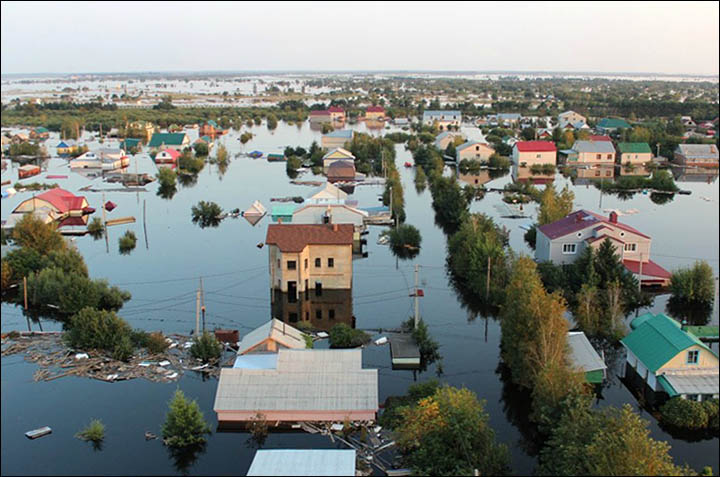 flooding 2013 the Far East of Russia
