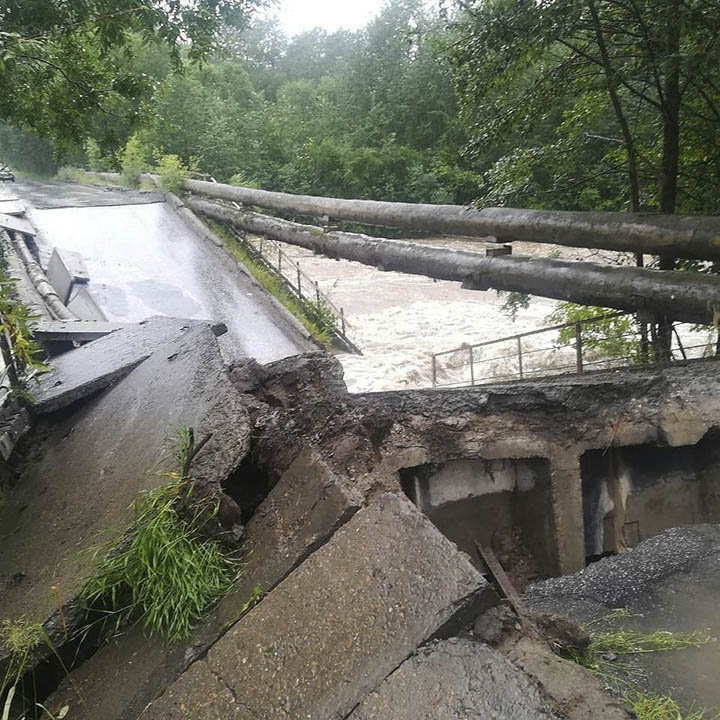 Bridge leading to BPPM collapsed