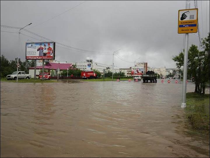Flooded Magadan