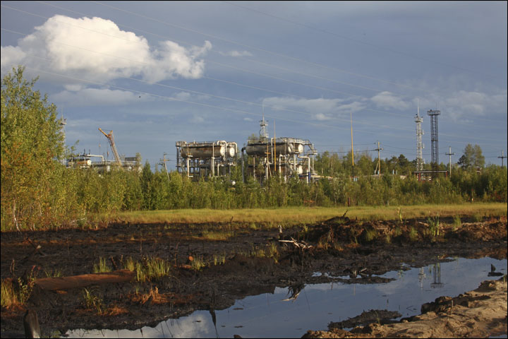 Oil spills in Siberia