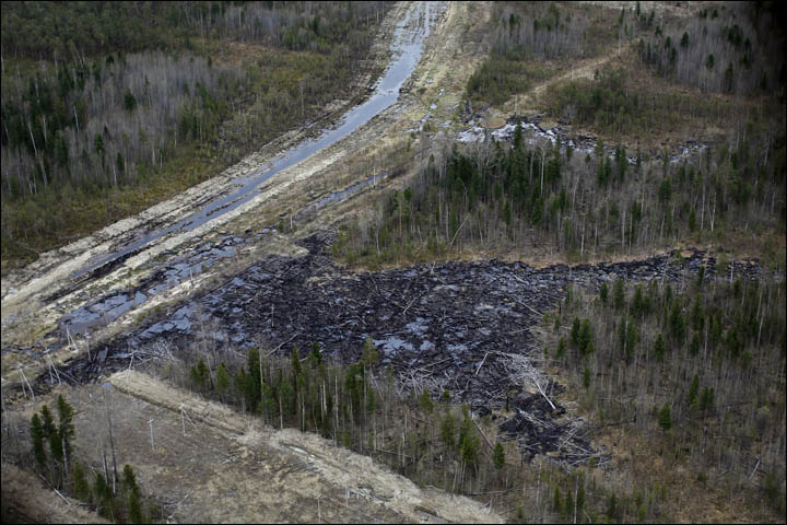 Oil spills in Siberia