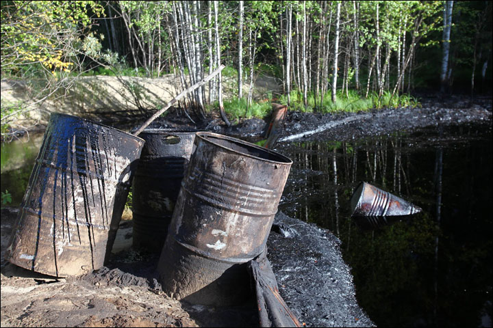 Oil spills in Siberia
