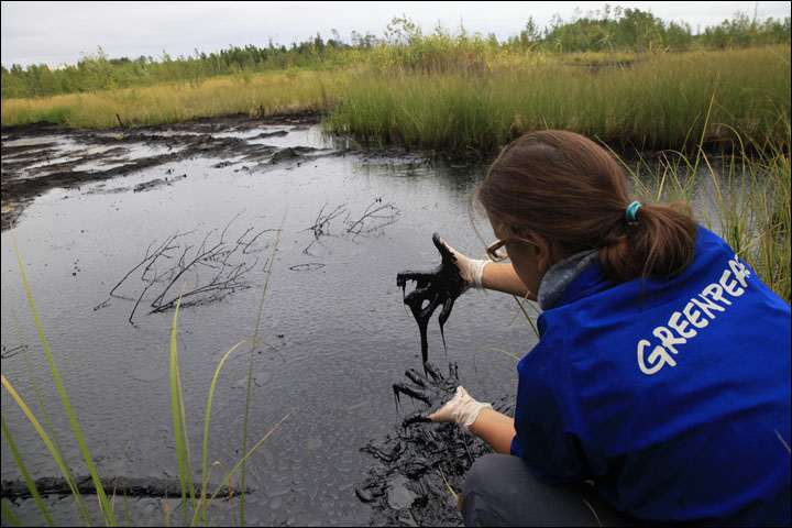 Oil spills in Siberia