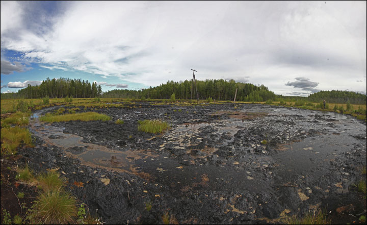Oil spills in Siberia