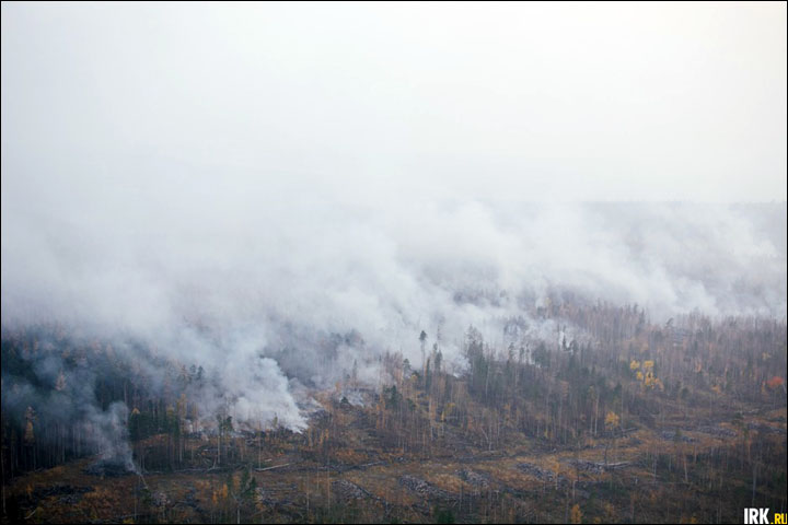 Wildfires in Irkutsk region