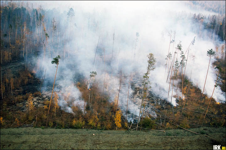 Wildfires in Irkutsk region