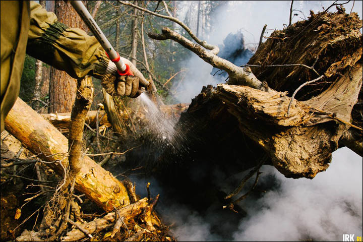 Wildfires in Irkutsk region