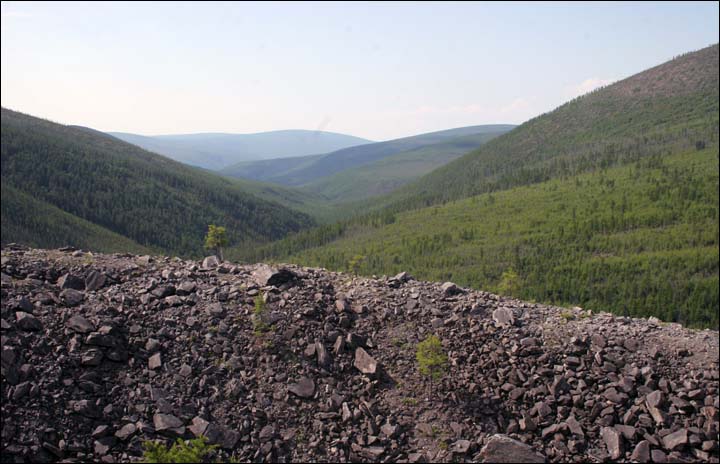 Patom crater, Irkutsk region