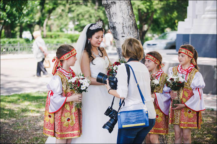 Chinese wedding in Russia
