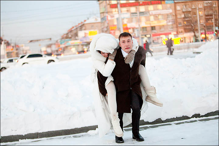 The secrets behind keeping Siberia’s brides happy - and warm - in the midst of our harsh winter have been revealed