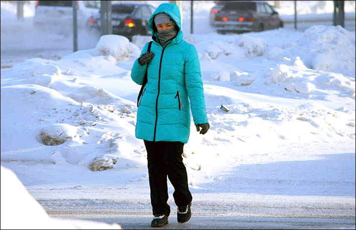 Below minus 40C? Here's how you stay fashionable out in the street  