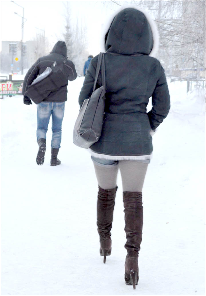 Below minus 40C? Here's how you stay fashionable out in the street  