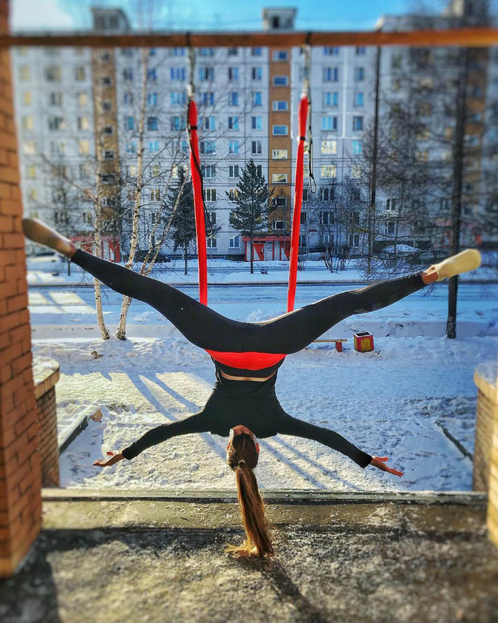 Yoga outside