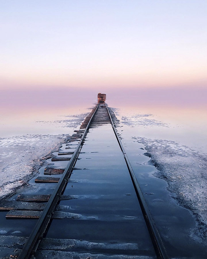 Pink lake