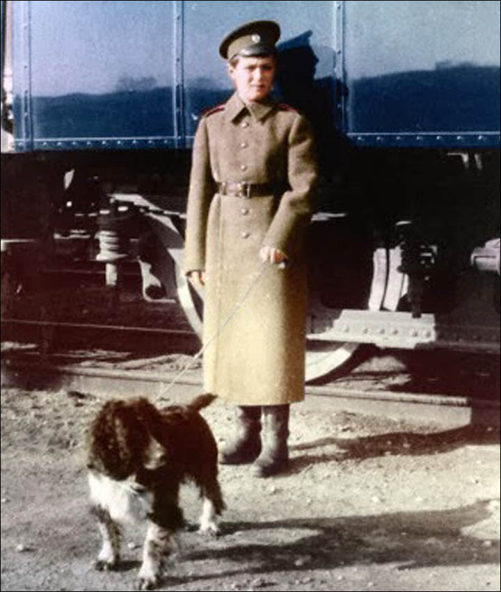 Royal dog fled from Siberia into British exile, living in shadow of Windsor Castle  