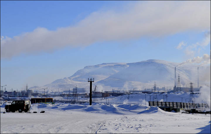 Plants surround Norilsk