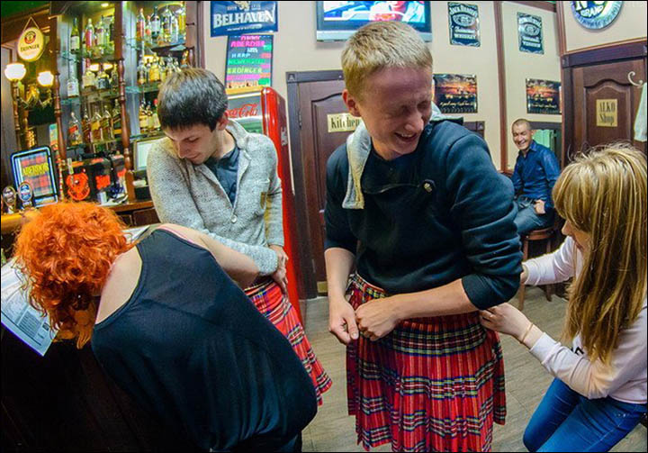 Scottish pubs in Siberia