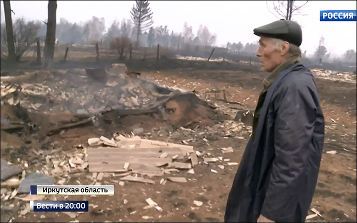 Wildfire apocalypse Siberia 