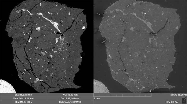Chelyabinsk meteorite analysed by Siberian geologists
