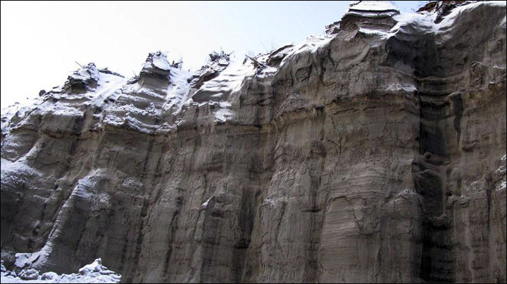 Batagaika walls