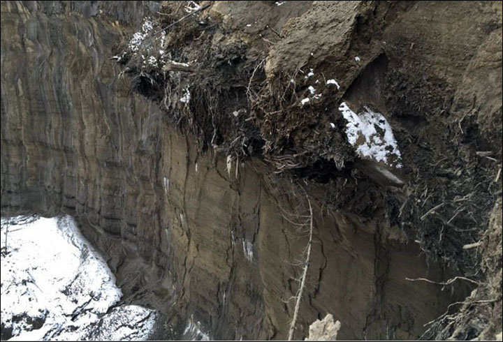 Batagaika walls