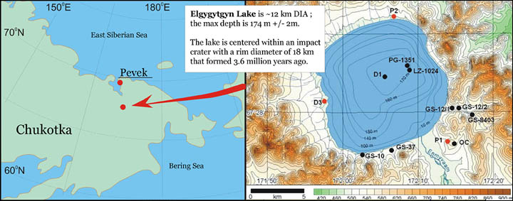 Lake Elgygytgyn Chukotka