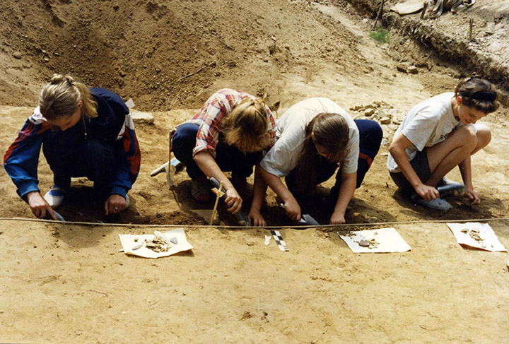 Goncharka-1 excavations site