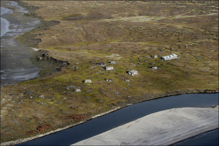 Bolshoy Lyakhovsky Island from above