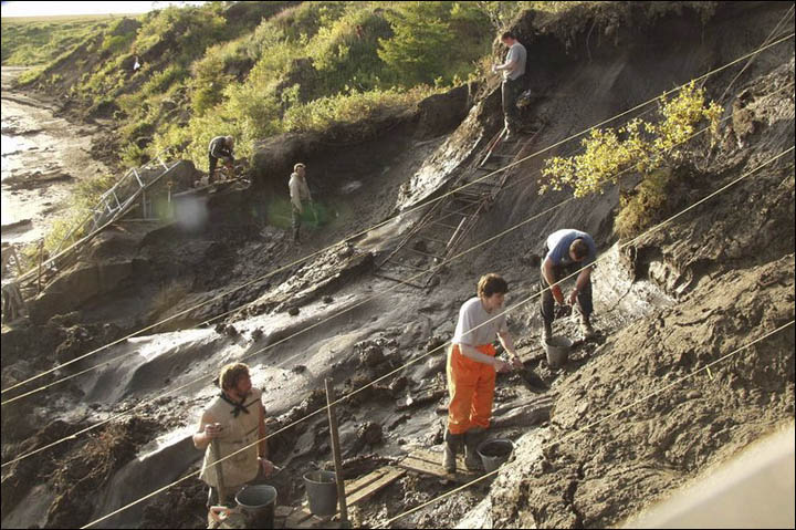 Archaeological site on Yana River