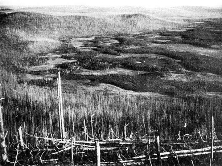 Tunguska event was caused by an iron asteroid body, which passed through the Earth’s atmosphere and continued to the near-solar orbit