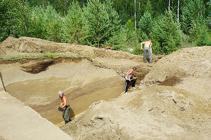 Excavations site