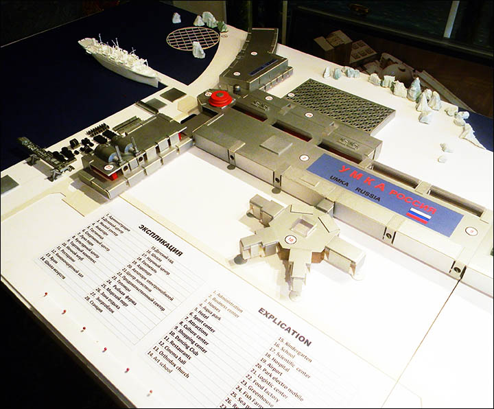 Umka city designs are based on the International space station