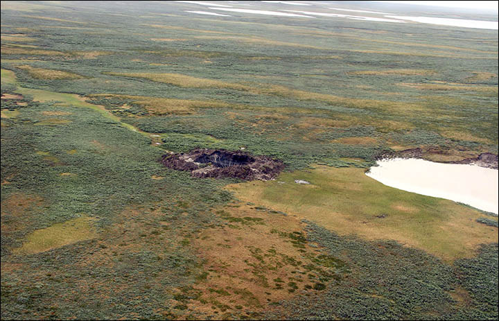 First pictures from inside the 'crater at the end of the world' First pictures from inside the 'crater at the end of the world' 