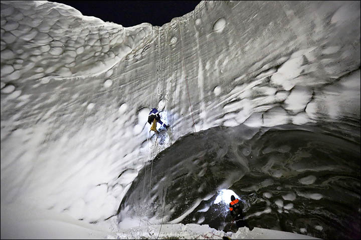 Exclusive new pictures INSIDE mystery Siberian crater