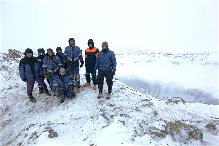 Exclusive new pictures INSIDE mystery Siberian crater