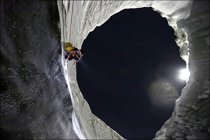 Exclusive new pictures INSIDE mystery Siberian crater