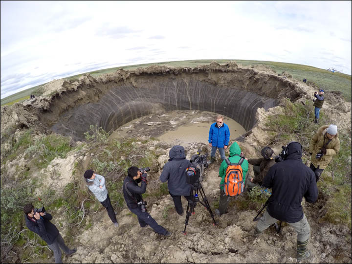 Solved? How scineitsts say mystery craters were formed in northern Siberia