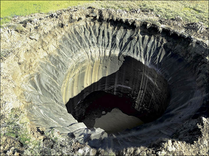 Startling changes revealed in mystery craters in northern Siberia
