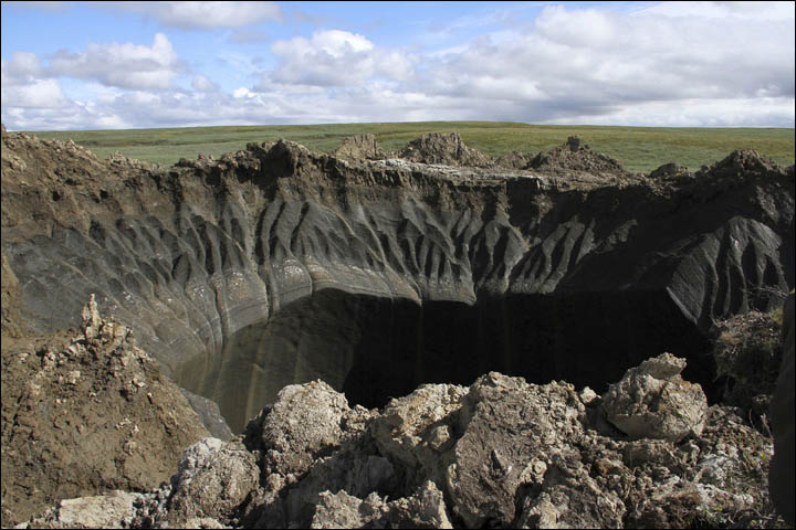 Startling changes revealed in mystery craters in northern Siberia